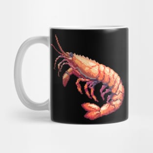 Shrimp in Pixel Form Mug